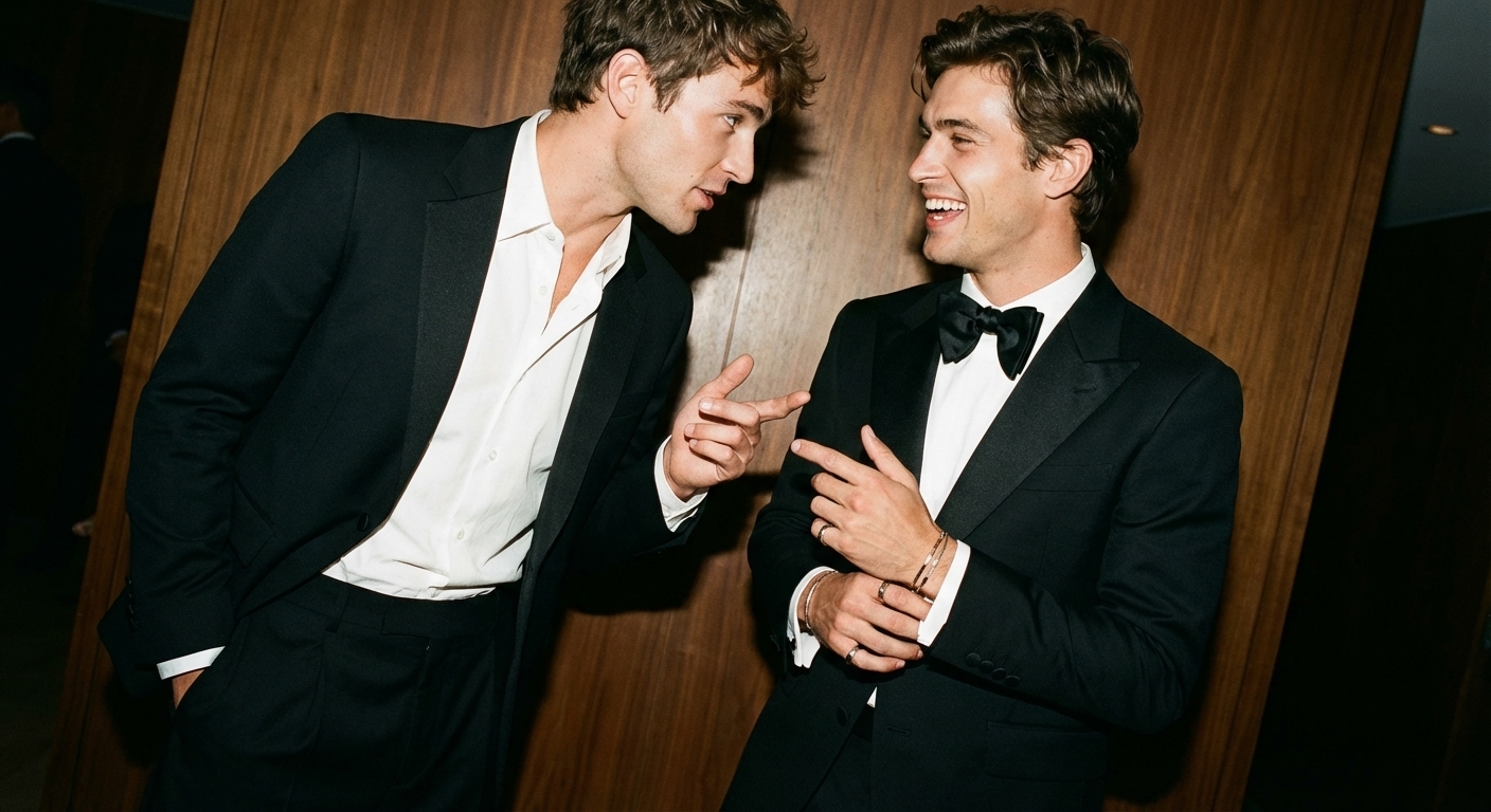 Black tuxedo fabrics: what distinguishes rental from retail