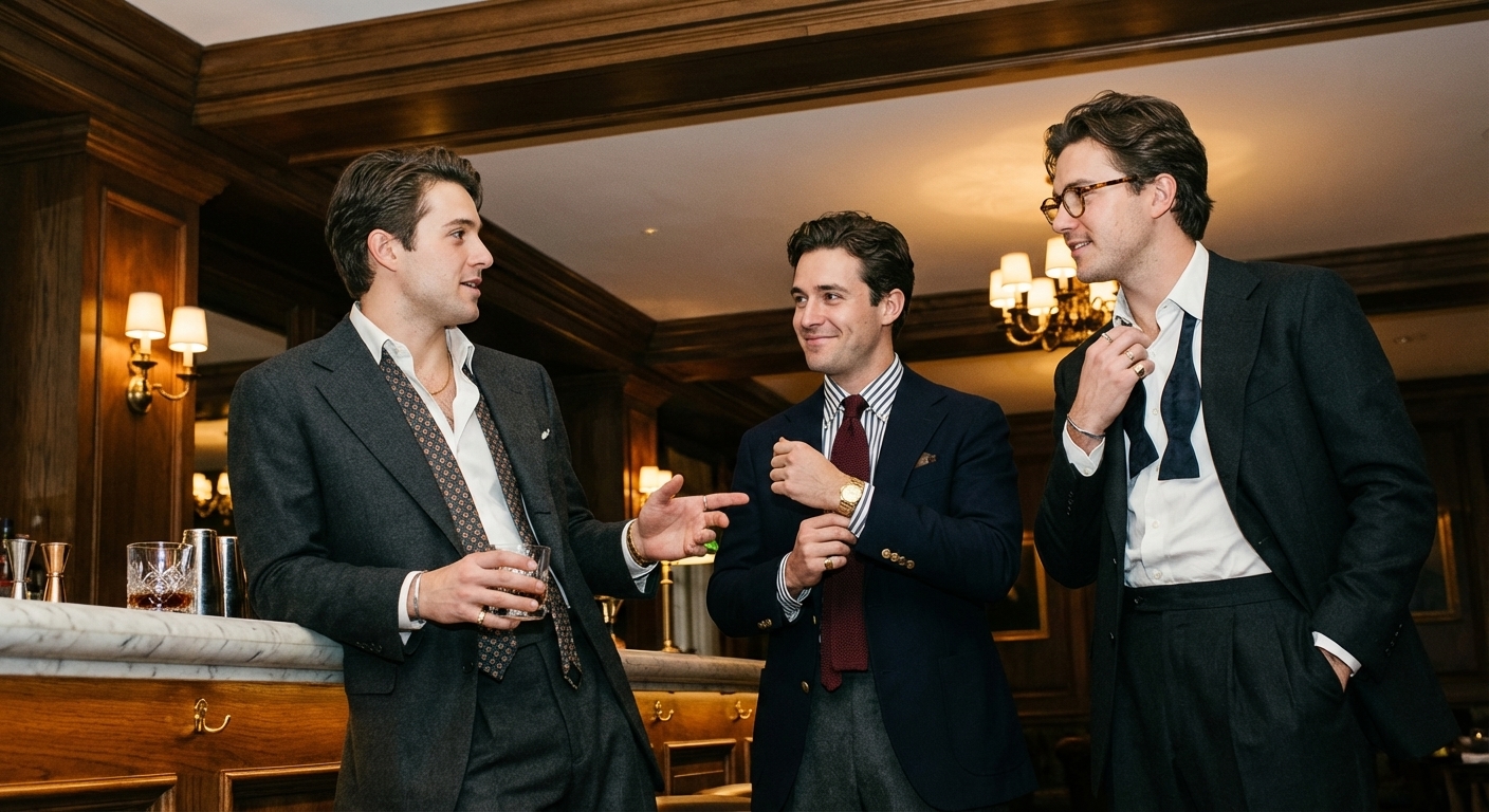 What Is Cocktail Attire? An Essential Men's Dress Code Guide | The Black Tux What Is Cocktail Attire? An Essential Men's Dress Code Guide | The Black Tux
