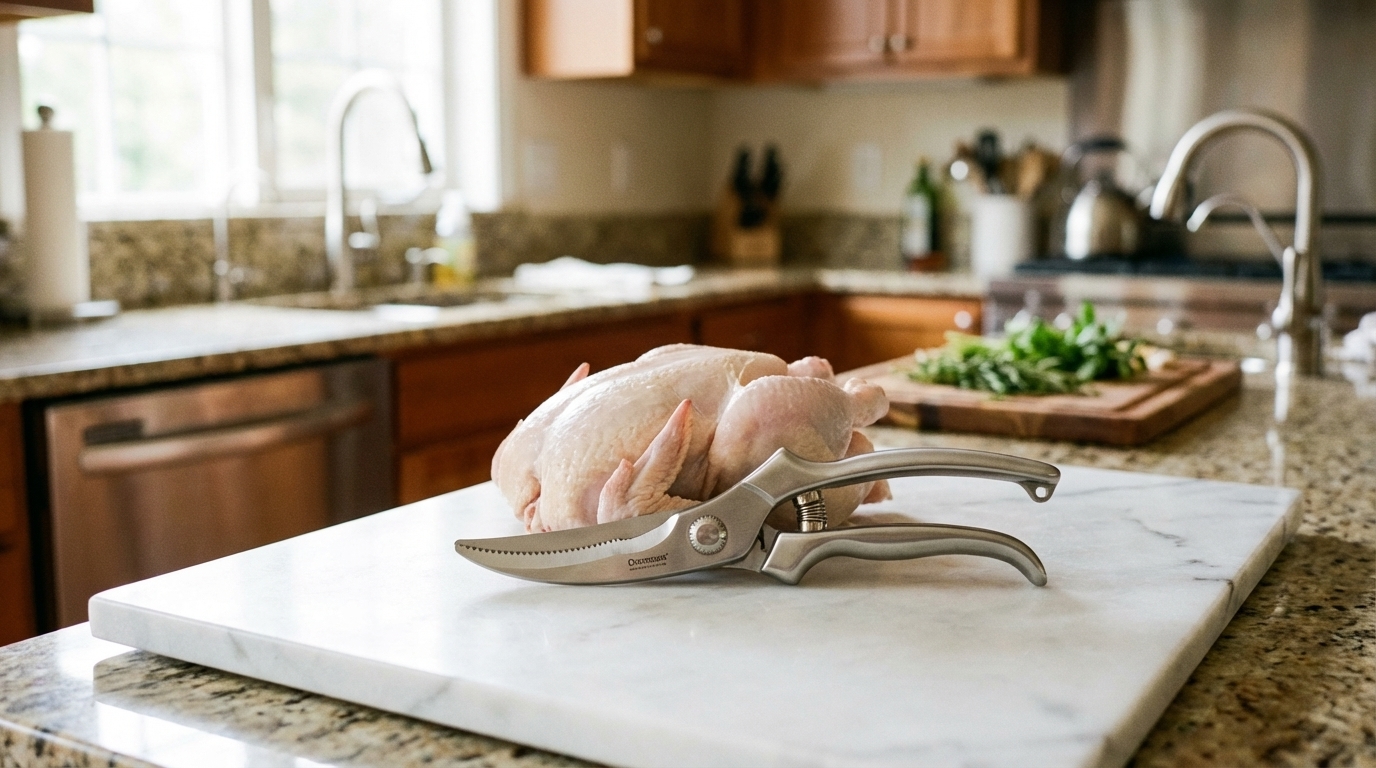 Shears Built for Chicken, Not Just Herb Snips