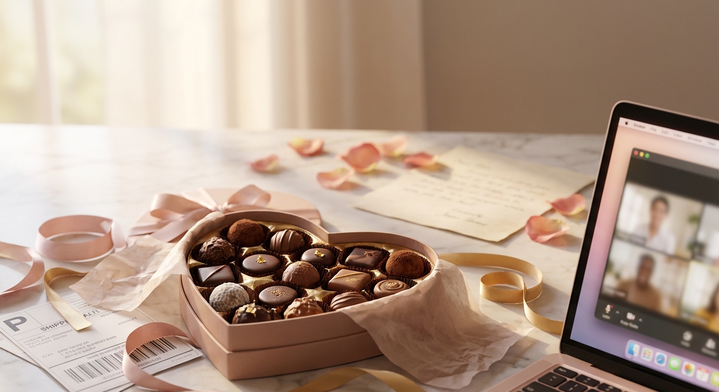 Valentine Chocolate That Bridges the Miles for Long-Distance Love