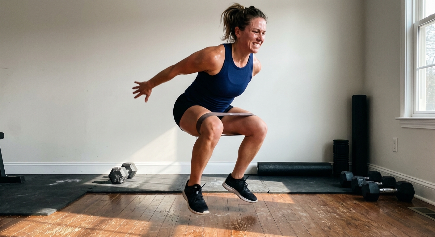 Resistance Band Leg Workouts at Home: 8 Explosive Moves
