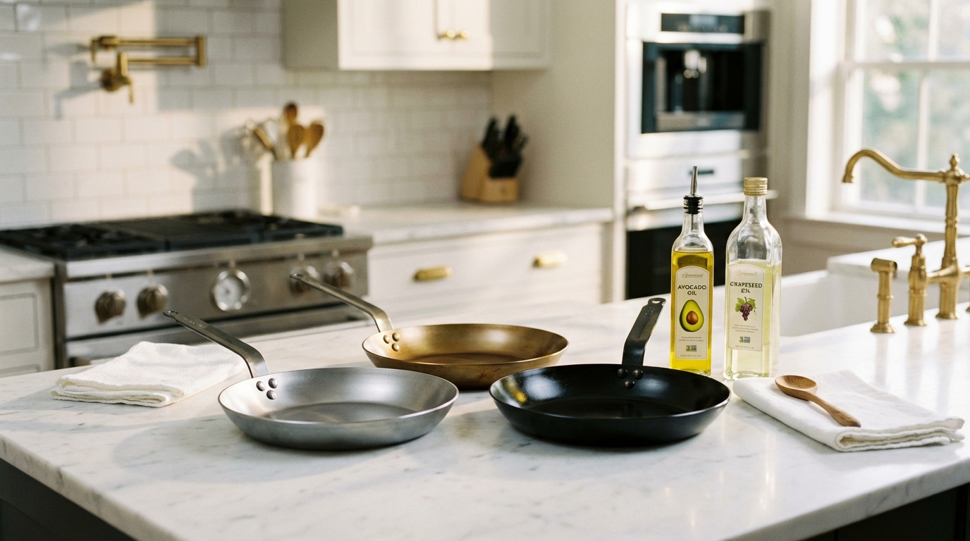 Keep Carbon Steel Sliding: Seasoning Without the PFAS Mystery