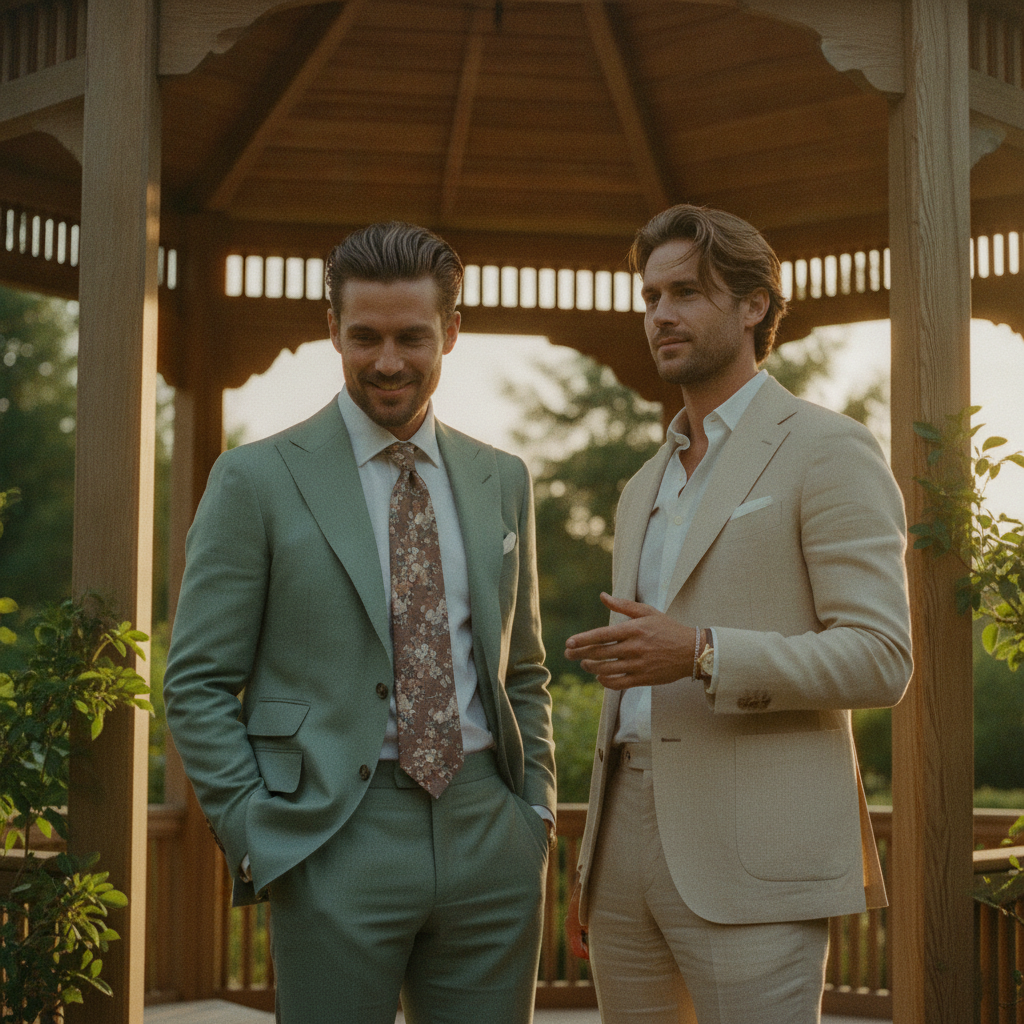 Summer Semi-Formal Wedding Attire for Men